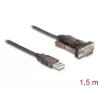 Adapteris USB 2.0 Type-A į RS-232 D-Sub 9 kontaktų kištuką DeLOCK 62646
