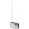 Nešiojamas skaitmeninis radijas Adler AD 1907 – AM/FM, skaitmeninis imtuvas, žadintuvas, USB-C, 600 mAh baterija, LCD, 20 išankstinių stočių, teleskopinė antena