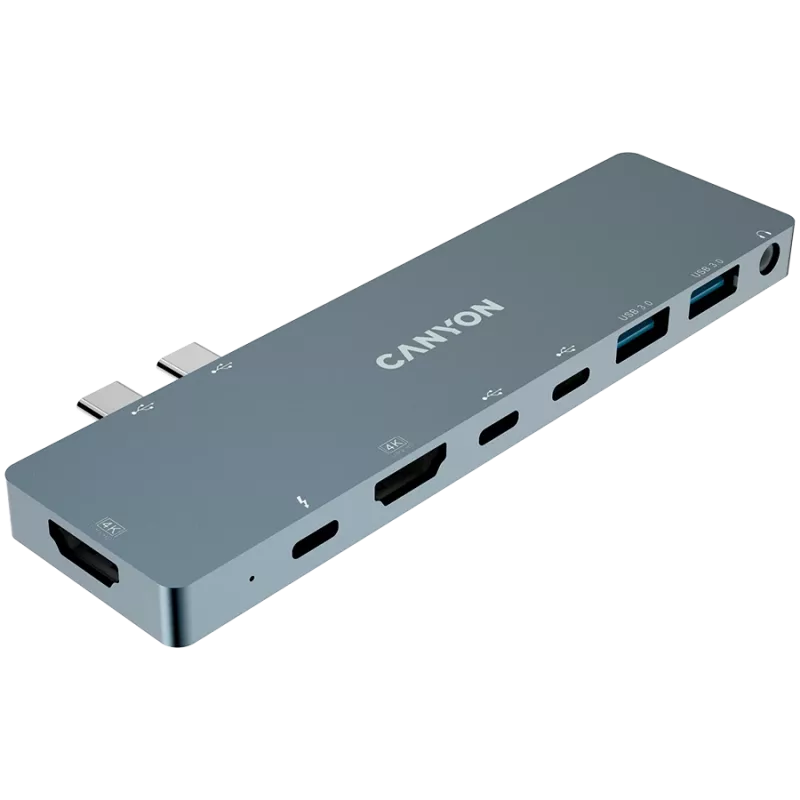 CANYON Įkrovimo stotelė 2xTB - 2xHDMI 2xUSB 3.0 2xUSB-C lizdai
