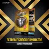 Shock Eliminator X-ONE dėklas iPhone 7 — juodas, lengvas apsauginis dangtelis