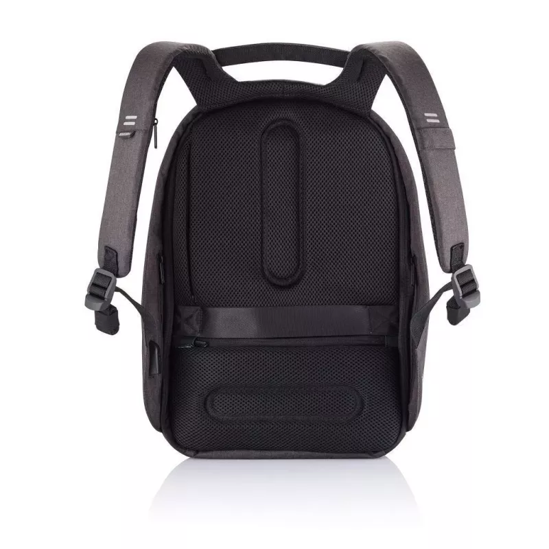 Kuprinė XDDESIGN P705.291 Antracitinė — 18 L, skyriai nešiojamam kompiuteriui ir planšetei, užrakinamas pagrindinis užtrauktukas