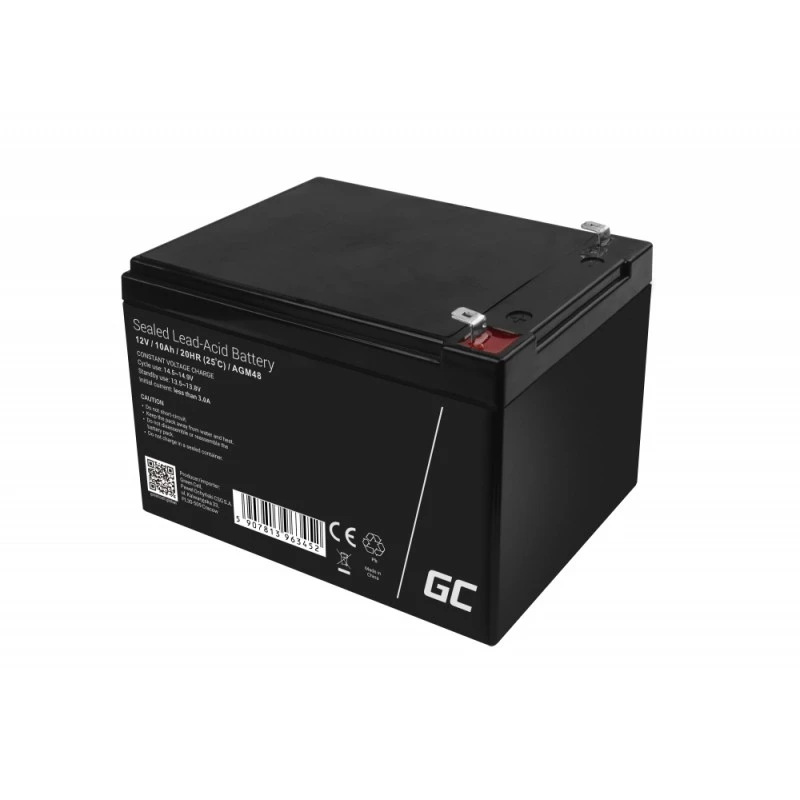 Green Cell AGM48 UPS baterija Sandarus švino rūgšties (VRLA) 12 V 10 Ah
