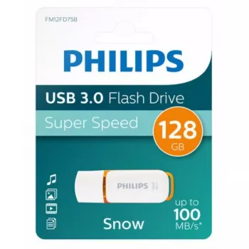 “Philips FM12FD75B/00” USB atmintukas 128 GB, USB Type-A, 3.2 Gen 1, oranžinis, baltas