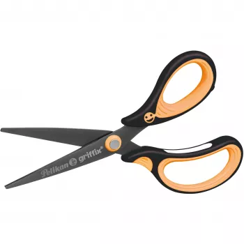 Pelikan Griffix Universal Straight Cut Black Orange Adult Single 819060 – universalus tiesaus pjūvio pjaustytuvas suaugusiems