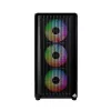 Montech X5M (B) „Micro Tower“ kompiuterio korpusas – Micro-ATX/Mini-ITX, 3×120 mm priekyje, 1×120 mm gale, palaiko ATX maitinimo šaltinį, 2×3,5 colio + 4×2,5 colio, juodas