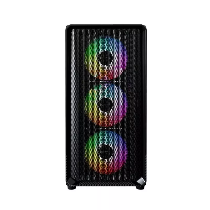 Montech X5M (B) „Micro Tower“ kompiuterio korpusas – Micro-ATX/Mini-ITX, 3×120 mm priekyje, 1×120 mm gale, palaiko ATX maitinimo šaltinį, 2×3,5 colio + 4×2,5 colio, juodas