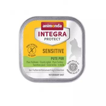 Animonda Integra Protect Sensitive Turkey 100g šlapias ėdalas katėms ir šunims