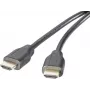 SpeaKa Professional HDMI jungiamasis kabelis 1,50 m, garso grįžtamasis kanalas, paauksuoti kištukų kontaktai, juodas [1x HDMI kištukas - 1x HDMI kištukas] (SP-9001756)