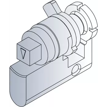 Schroff cilindras 8 mm kvadratinis antgalis (27230063)