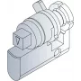 Schroff cilindras 8 mm kvadratinis antgalis (27230063)