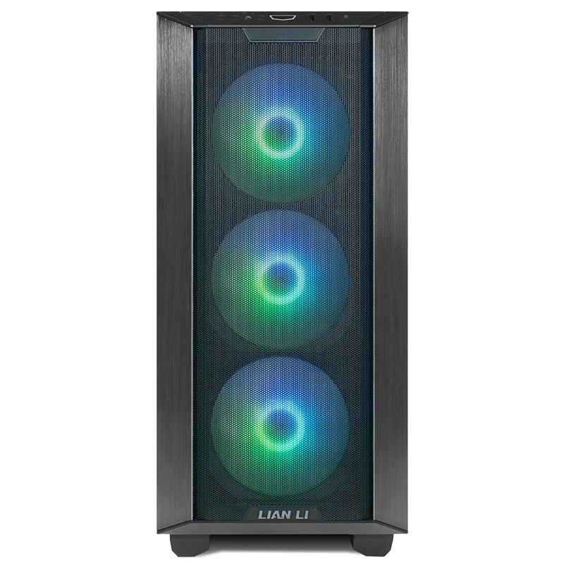 Lian Li LANCOOL III Midi bokštas Juodas, Perforuotas stiklas