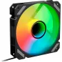SHARKOON SHARK Mirror 120mm ARGB PWM korpuso ventiliatorius – juodas