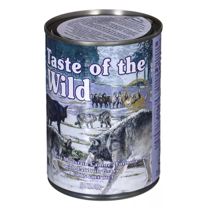 TASTE OF THE WILD Sierra Mountain - šlapi šunų ėdalai - 390 g