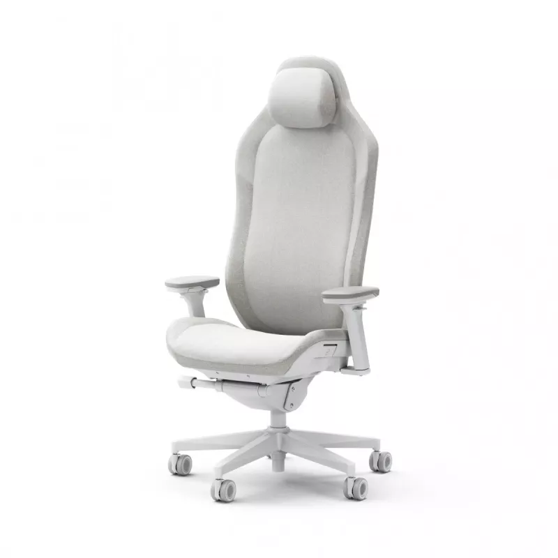 Fractal Design FD-CH-RE1F-02 žaidimų kėdė, balta, paminkštinta sėdynė