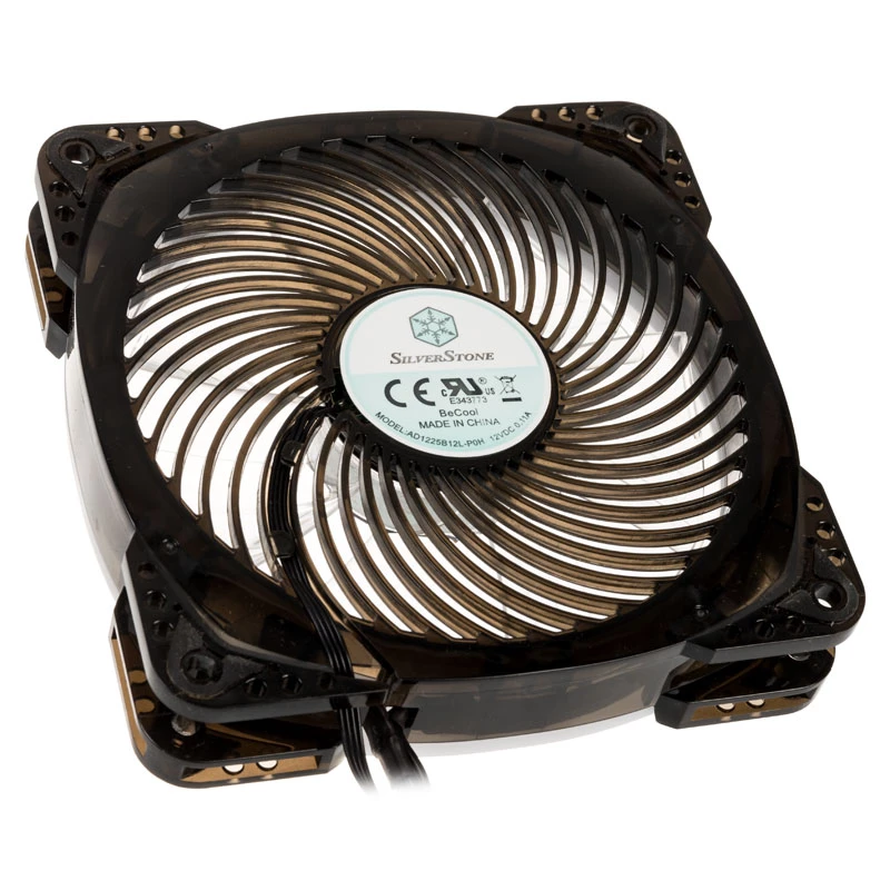 SilverStone SST-AP124-ARGB 120mm ARGB korpuso ventiliatorius - juodas