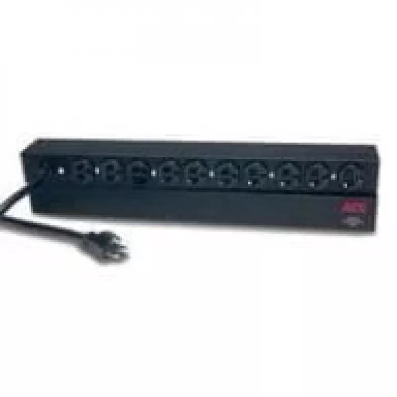APC Rack PDU, Basic, 1U, 20A, 120V maitinimo paskirstymo įrenginys (PDU) juodas