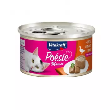 Šlapias ėdalas katėms Vitakraft Poésie Mousse Antis 85 g