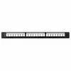 Patch panel 1U LANBERG PPKS-1124-B, 24 prievadai, 1U, ABS, juoda, 482,6×44,5×154 mm
