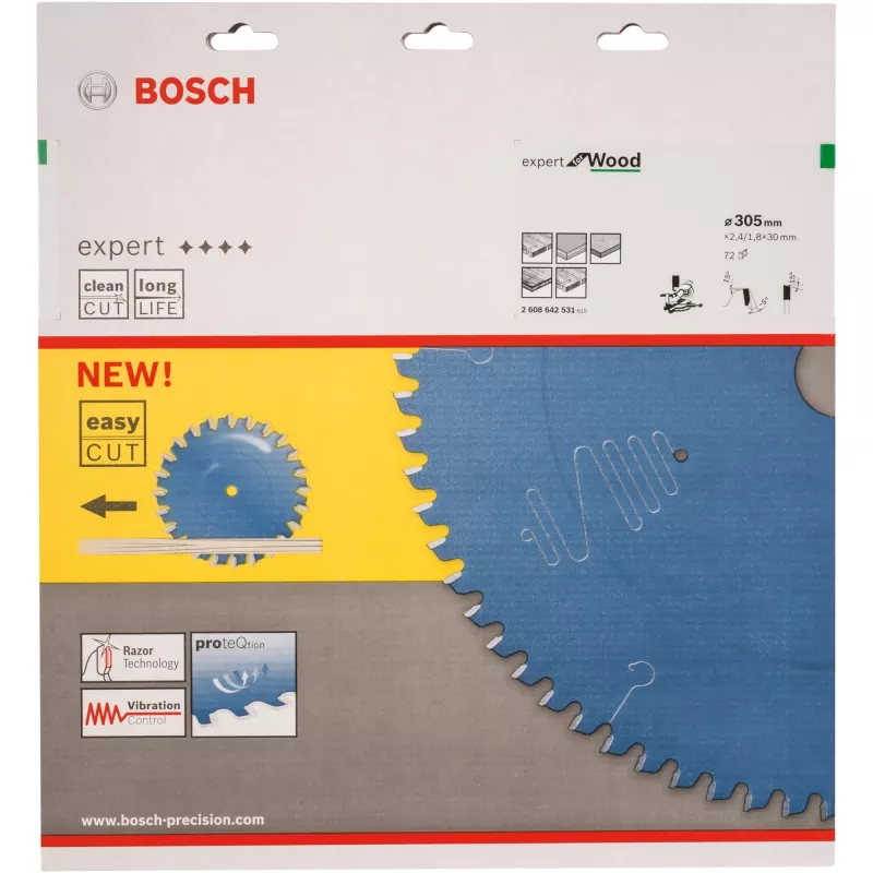 Pjūklo diskas medienai Bosch 2 608 642 531 305 mm 1 vnt.