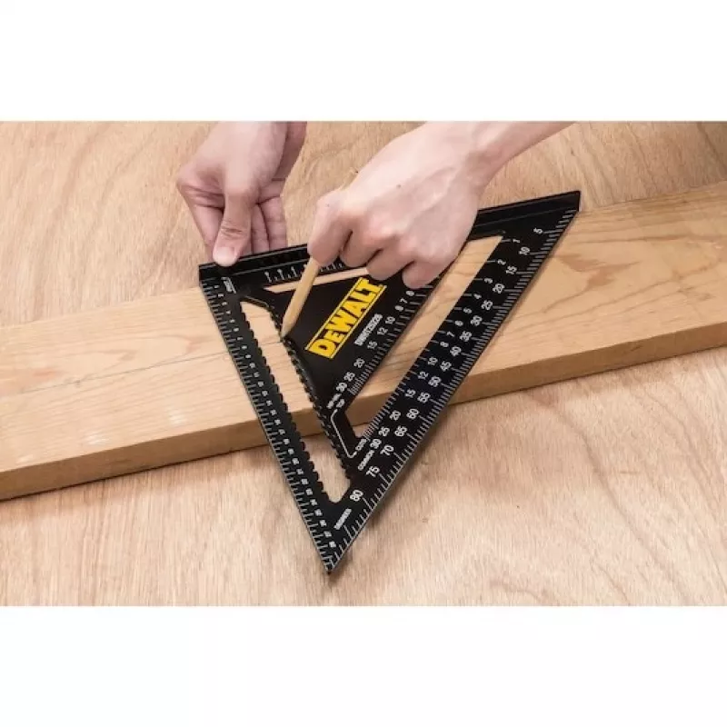 Liniuotė DeWALT DWHT25228-0 300 mm aliumininė juoda geltona