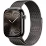 Apple Watch Series 10 GPS + Cellular 46mm Slate Titanium korpusas su Slate Milanese juosta - M/L (MWYW3QF/A)