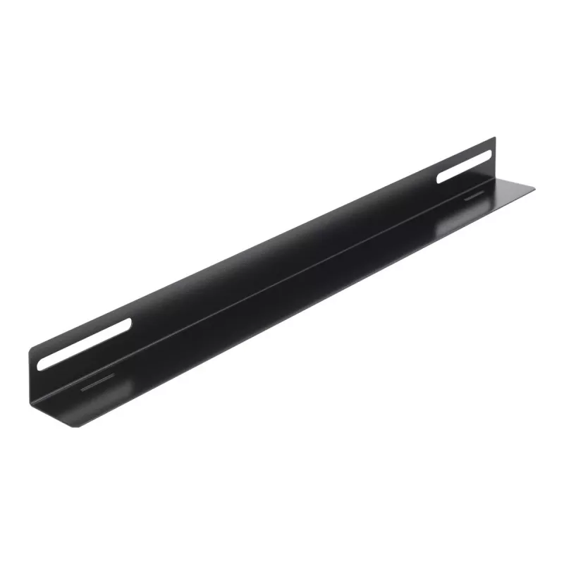 Montavimo kronšteinai DeLOCK 19 colių 450x40 mm 2 vnt. Juodi Metaliniai