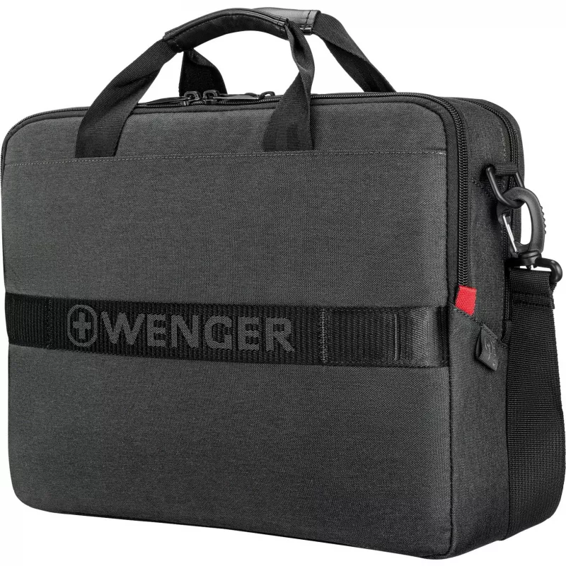 Portfelis Wenger SwissGear MX Eco Brief 40,6 cm 16 colių pilkas