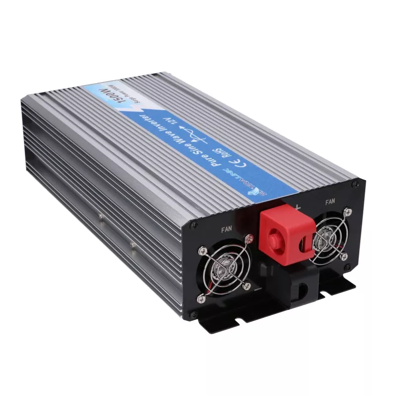 Extralink OPIP-1500W grynos sinusoidės įtampos keitiklis, 12 V į 230 V, 1500 W