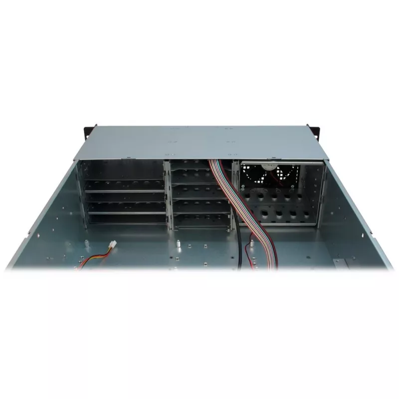 Inter-Tech 3U-30248 Rack Black, Nerūdijantis plienas