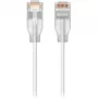 Ubiquiti UACC-Cable-Patch-EL-0.15M-W tinklo kabelis, permatomas baltas, Cat6