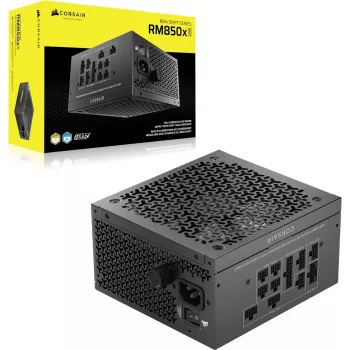 Maitinimo blokas CORSAIR RMx Shift Series RM850x 850W ATX 24-pin, 80 PLUS Gold, juodas, 140 mm ventiliatorius