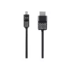 Mini DisplayPort į HDTV HDMI laidas, 1,8 m, Mini DisplayPort, HDMI, Kištukas, Kištukas, Juodas