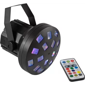 LED efektinis šviestuvas EUROLITE Mini Z-20 USB — 7 spalvų, kompaktiškas USB maitinamas sceninis žibintas