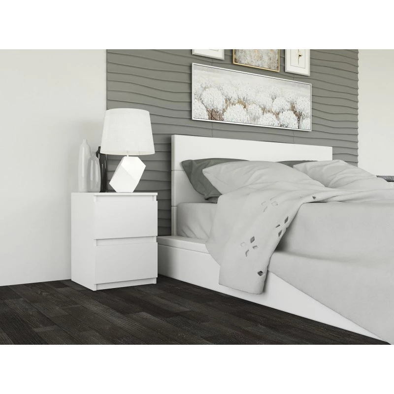 Naktinis stalelis Topeshop M2 BIEL
