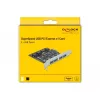 Delock PCI Express x1 kortelė 4 x išoriniai USB Type-A lizdai SuperSpeed USB
