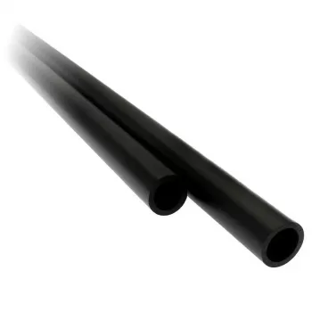 XSPC PETG standžios termoplastinės 14/10 mm vamzdžių rinkinys, 2x 500 mm, satino juodos spalvos