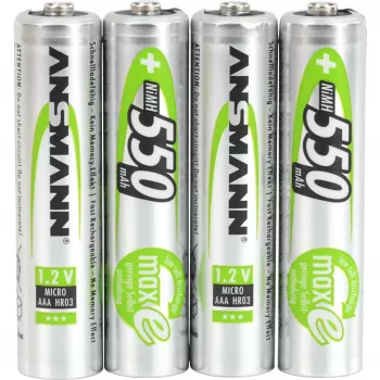 ANSMANN Blister 4 x AAA 550 mAh įkraunama baterija