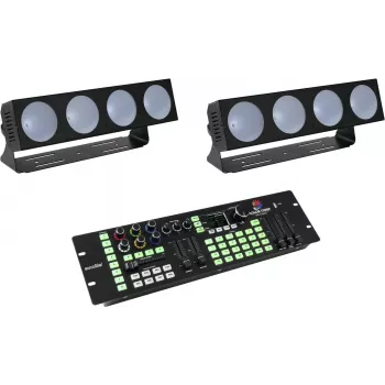 LED šviesų rinkinio valdiklis EUROLITE CBB-4 DMX, RGB, skirtas RGB LED šviestuvams