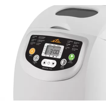 Duonkepė ETA DELICCA 600 W, 1 kg maks. kepalas, balta, programos: be glitimo, saldžių, baltos, pilno grūdo