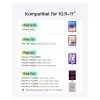 Inateck KB04122 klaviatūros dėklas su klaviatūra iPad 11, QWERTZ, žalias