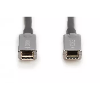 DIGITUS USB-C AOC AV jungiamasis laidas 10 m 4K