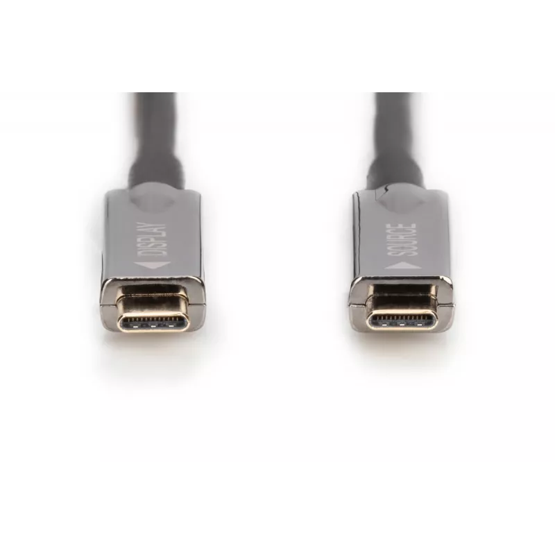 DIGITUS USB-C AOC AV jungiamasis laidas 10 m 4K