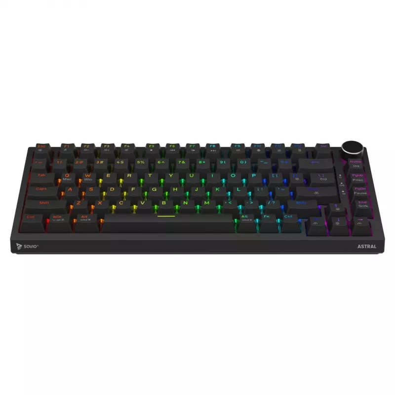Savio ASTRAL BLACK JADE klaviatūra Gaming USB QWERTY US International