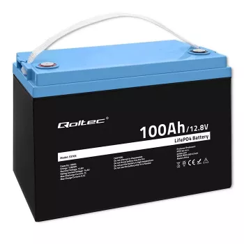 Qoltec 53705 LiFePO4 baterija 100 Ah 12,8 V