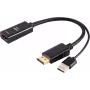 Adapteris HDMI (moteriška) į DisplayPort (vyriška) ShiverPeaks 4K 60Hz 20 cm