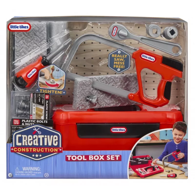 Little Tikes Creative Construction įrankių dėžės žaislų rinkinys