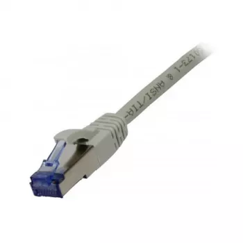 Pataisinis kabelis RJ45 CAT6A 500 MHz 1,0 m pilka S-STP (S/FTP) komponentiškai testuotas (GHMT sertifikuotas) AW