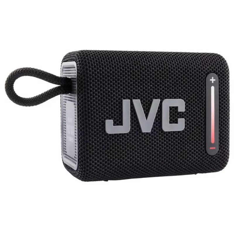 Nešiojamas garsiakalbis JVC XS-E114B, IPX6, Bluetooth 5.3, 5 W RMS, 2000 mAh baterija, FM radijas, TWS, juodas