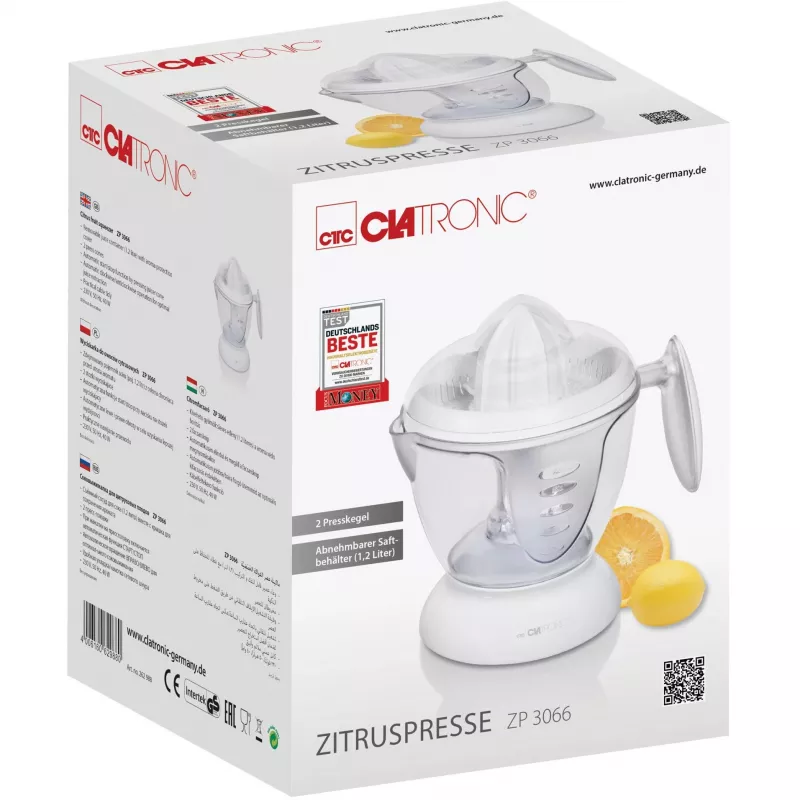 Clatronic ZP 3066 - Citrus spaudė (262988)