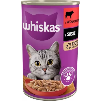 Whiskas jautiena padaže 400 g